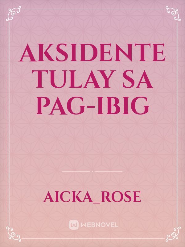 Aksidente Tulay sa Pag-ibig Book