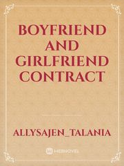 Boyfriend and Girlfriend Contract Book