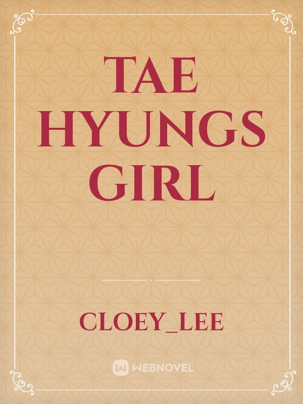 Tae Hyungs girl Book