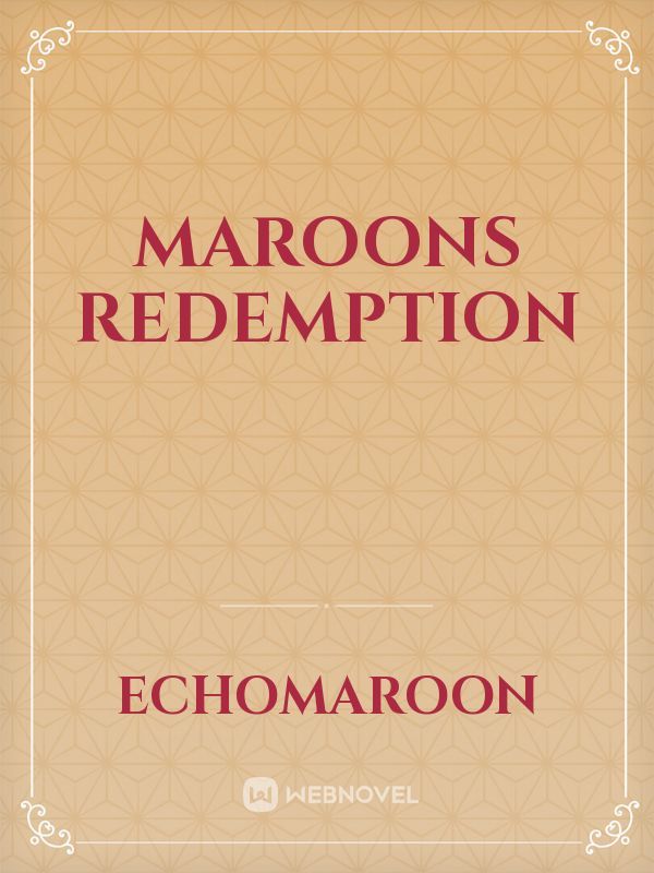 Maroons Redemption Book