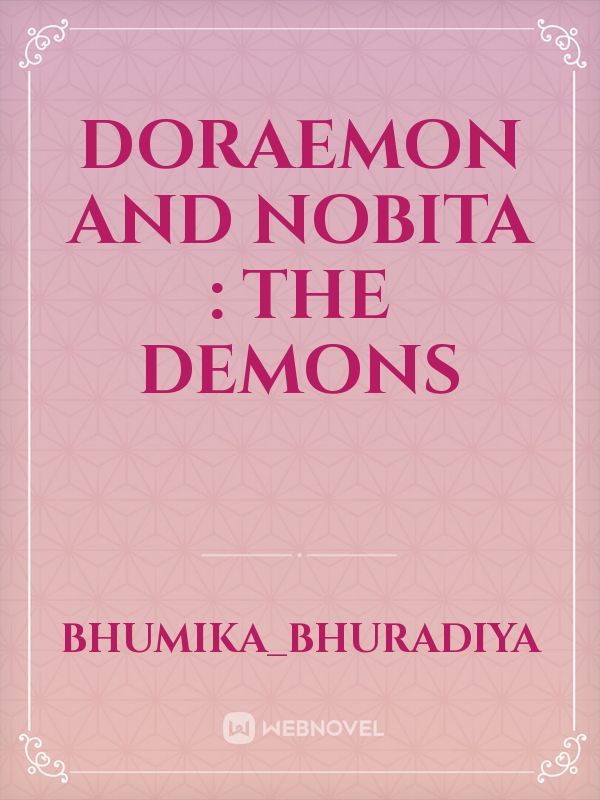 doraemon and nobita : the demons Book