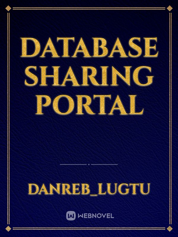Database Sharing Portal Book
