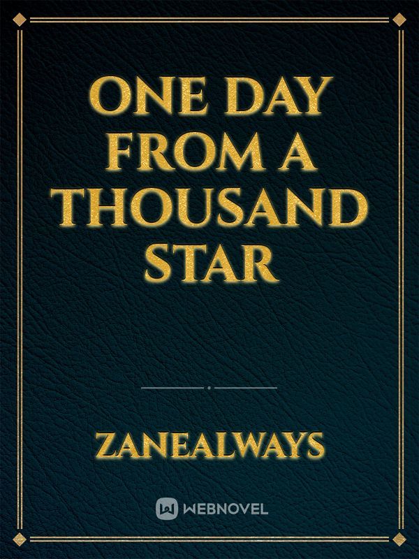 one day from a thousand star Book