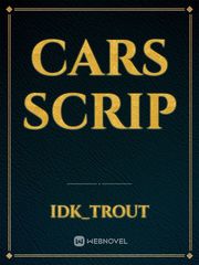 Cars Scrip Book