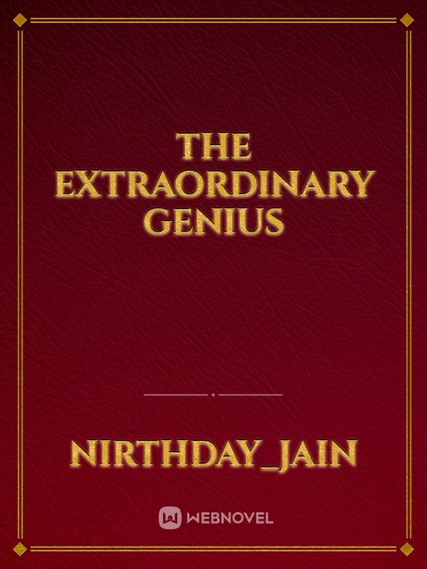 The Extraordinary genius Book