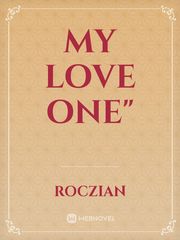 My Love One" Book