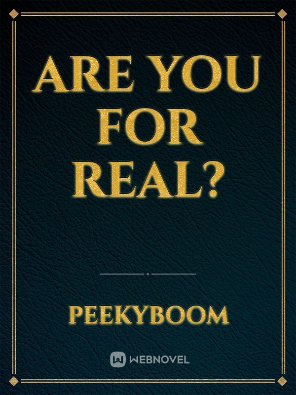 Are You For Real? Book