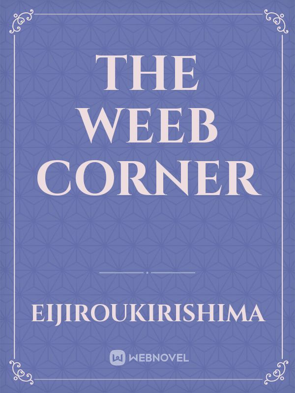 the weeb corner Book
