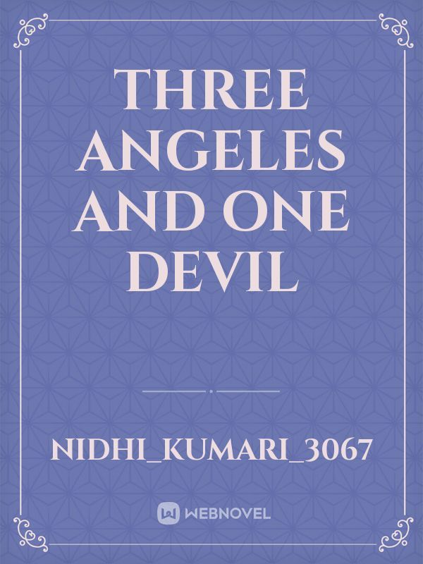 Three Angeles and One devil Book