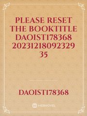 please reset the booktitle Daoist178368 20231218092329 35 Book