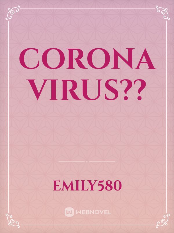corona virus?? Book