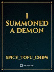 I Summoned a Demon Book