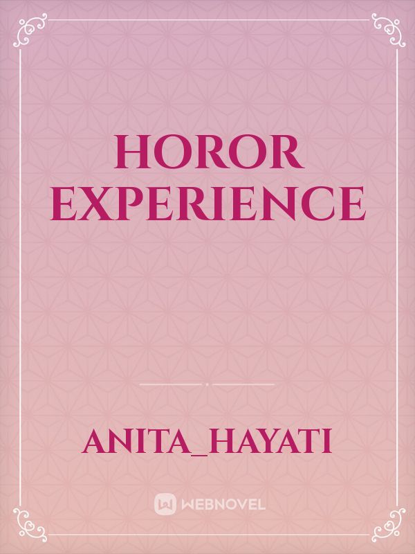 horor experience Book