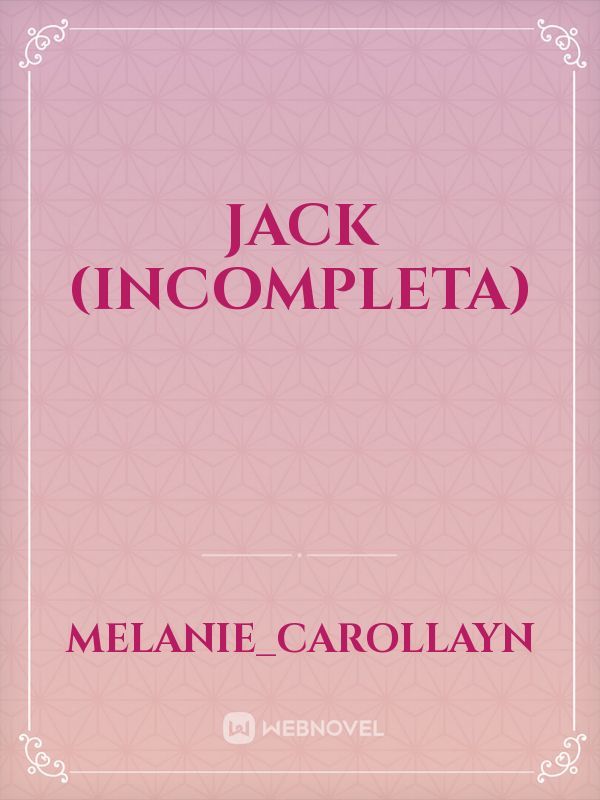 Jack (Incompleta) Book