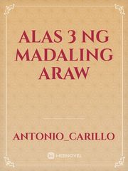 Alas 3 ng madaling araw Book