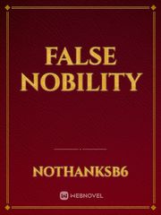 False Nobility Book