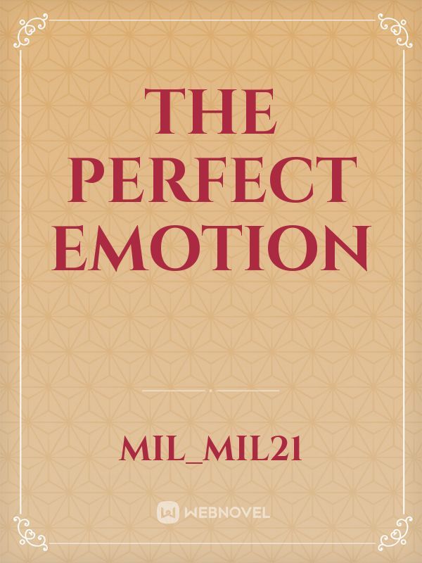 The perfect emotion Book