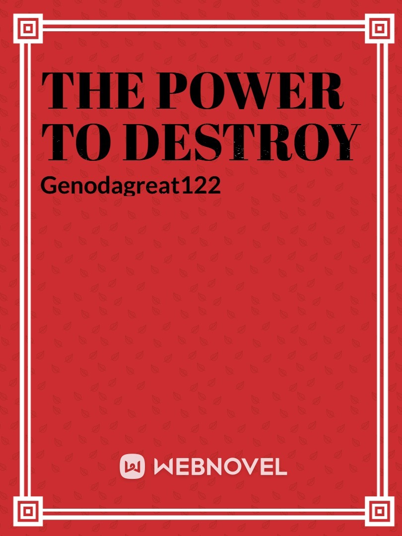 The Power To Destroy Book