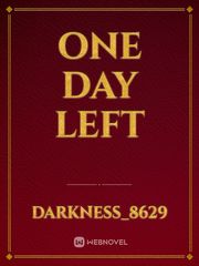 one day left Book