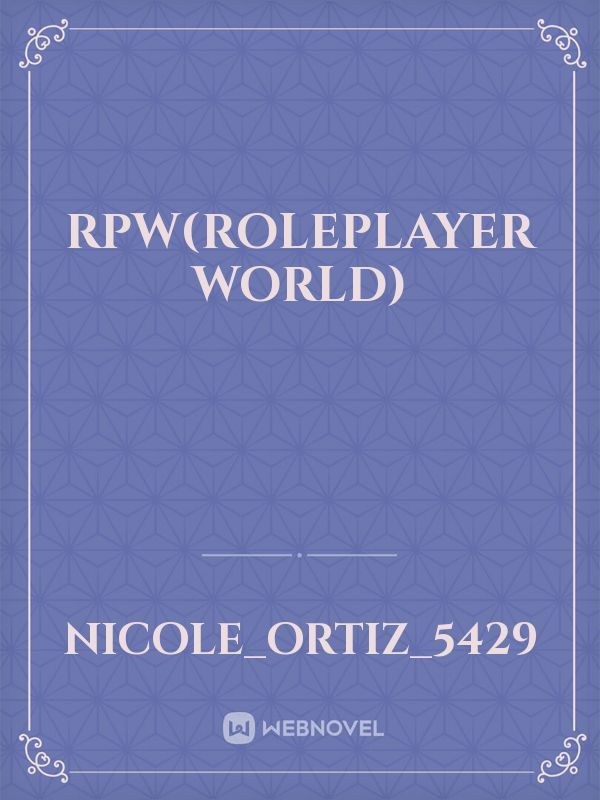 RPW(roleplayer world) Book