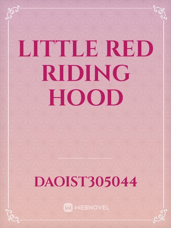 Little Red riding hood Book
