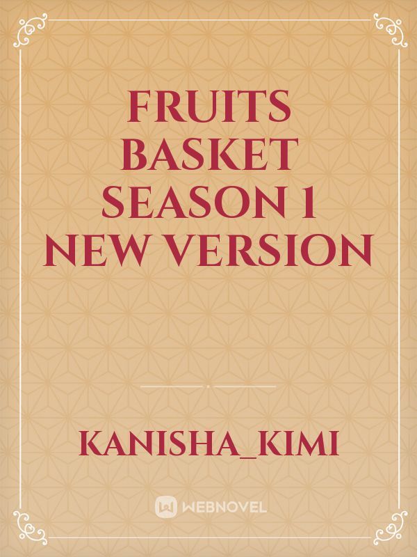Fruits basket season 1 new version