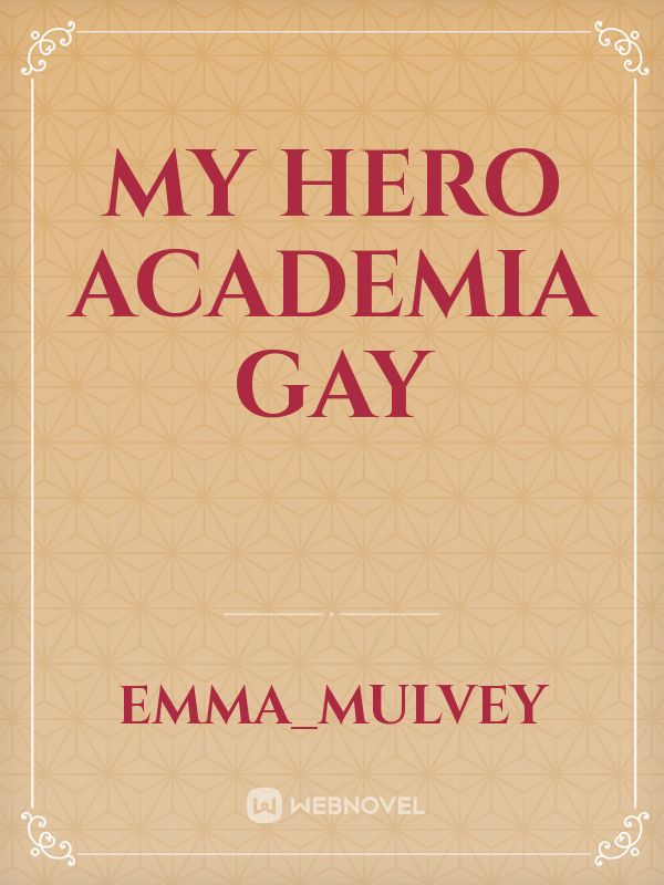 my hero academia gay Book