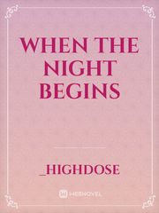When the night begins Book