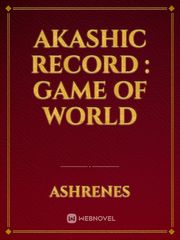 Akashic Record : Game of World Book