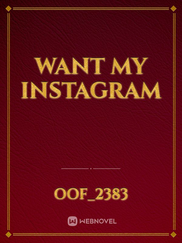 want my Instagram Book