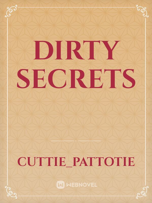 Dirty Secrets Book