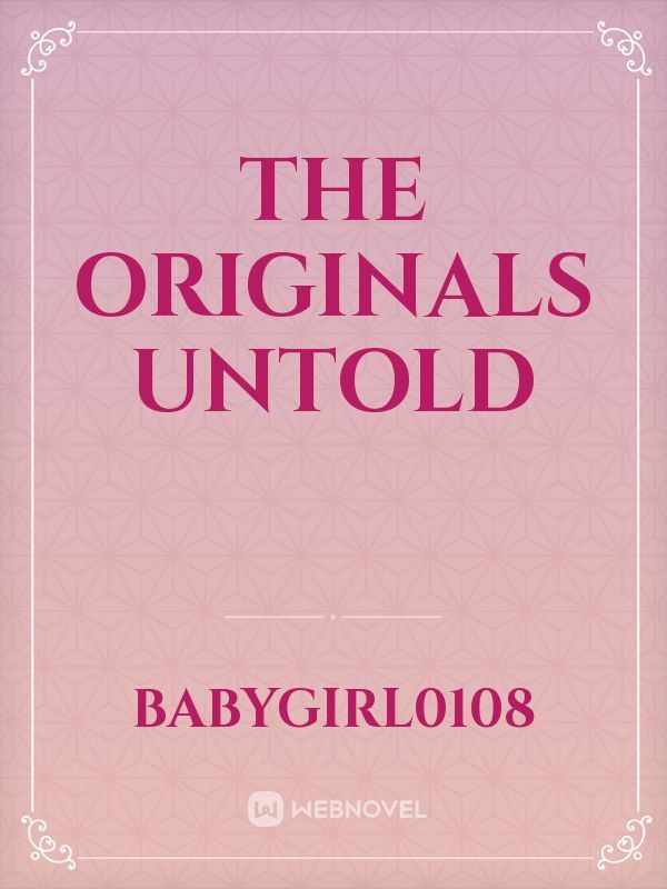 The Originals Untold Book