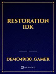 Restoration idk Book