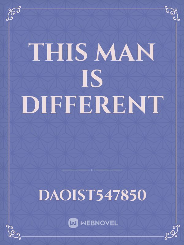 This Man Is Different Book