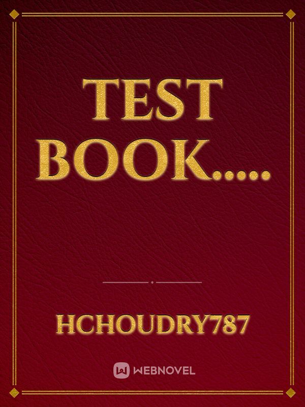 test book..... Book