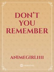 Don’t you remember Book