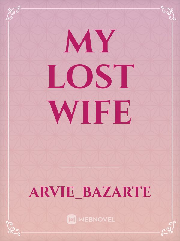 My lost wife Book