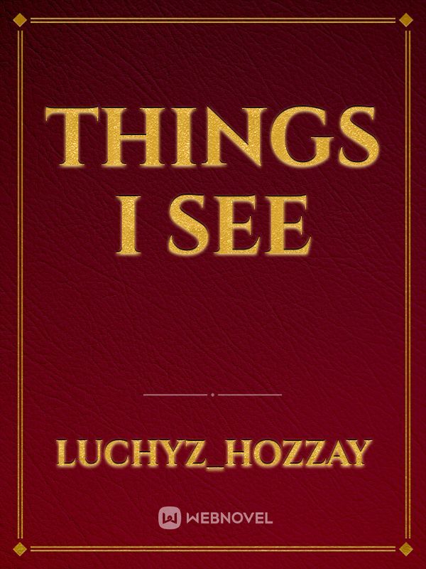 Things I see Book