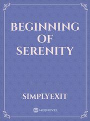Beginning of Serenity Book