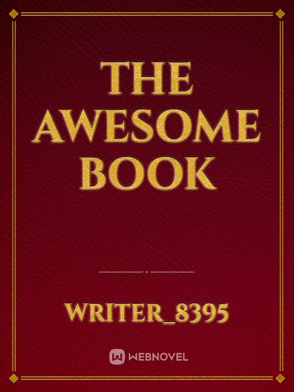 The Awesome Book Book