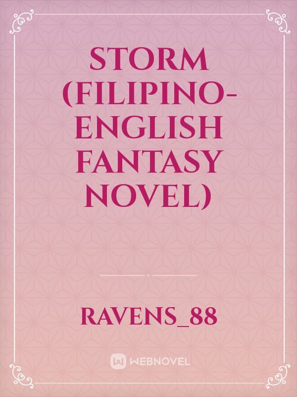 Storm (Filipino-English Fantasy Novel)