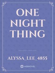 One Night Thing Book