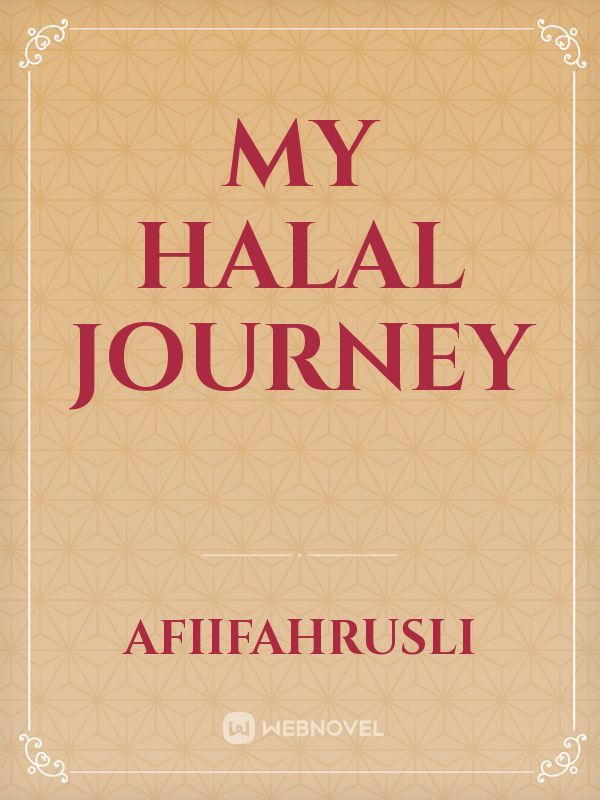 my halal journey