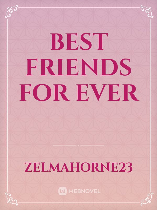 Best friends for ever Book