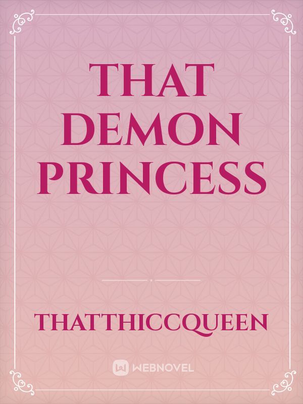 That demon Princess Book