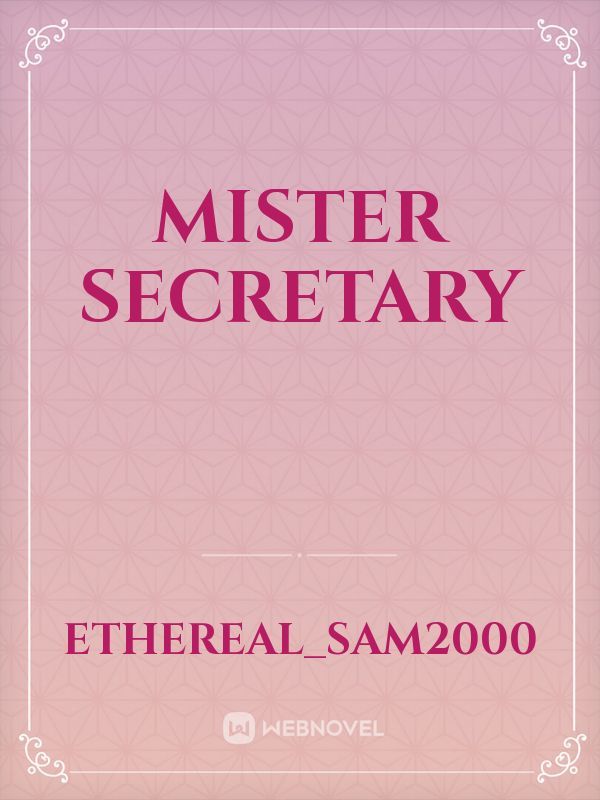 Mister Secretary Book