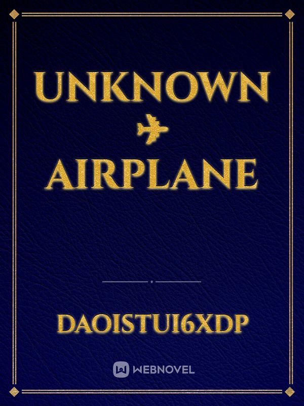 unknown ✈ airplane Book