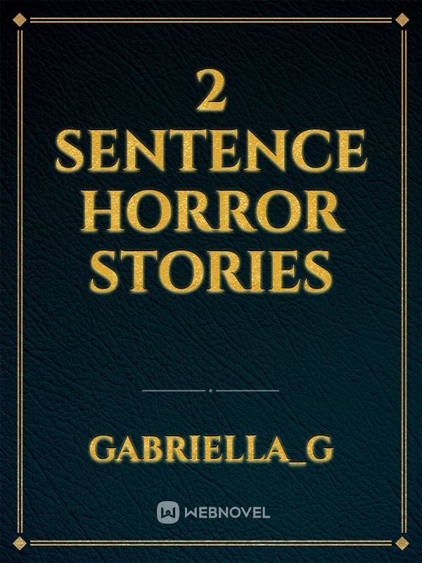 2 Sentence Horror Stories Book