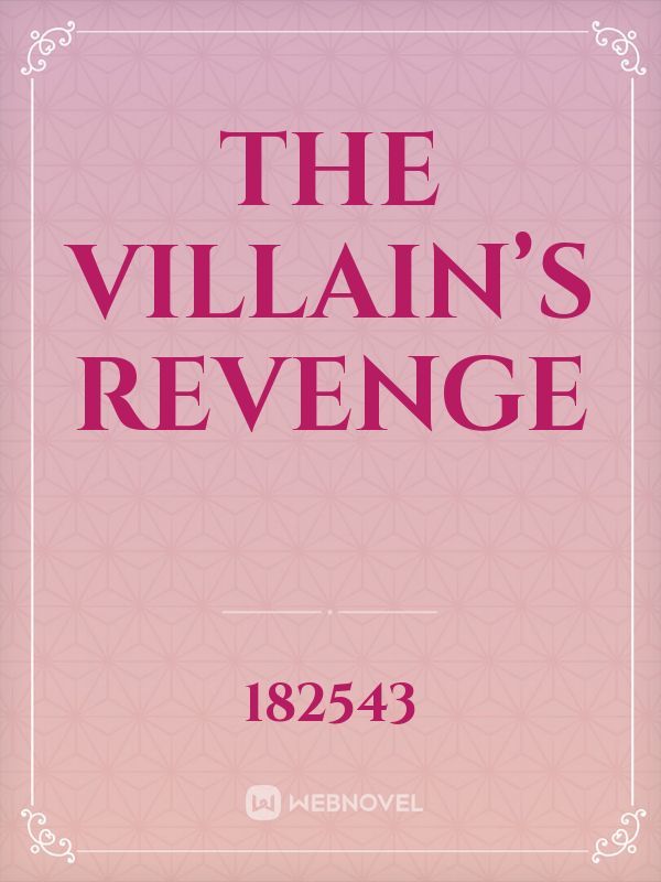 The Villain’s Revenge Book