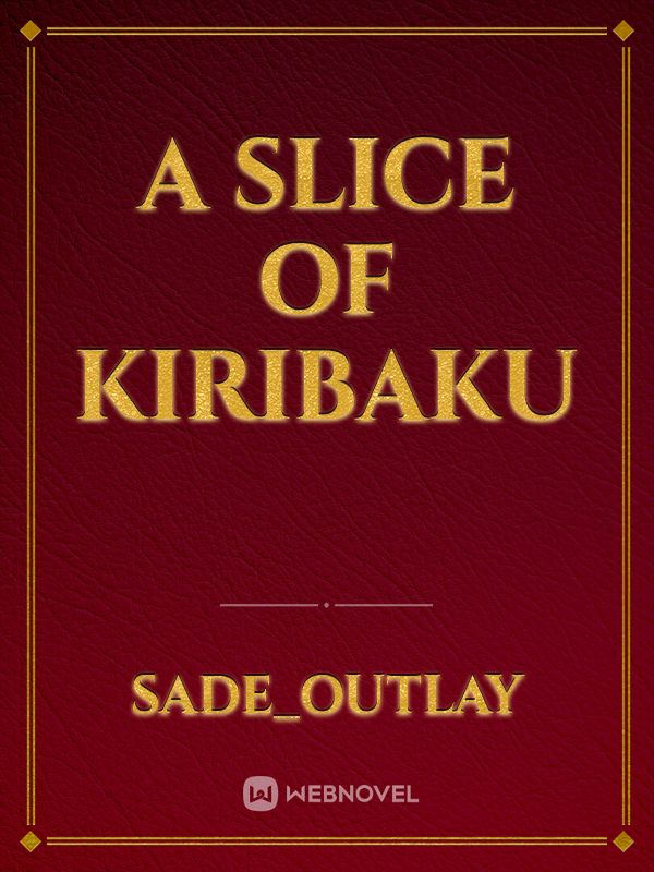 a slice of kiribaku Book